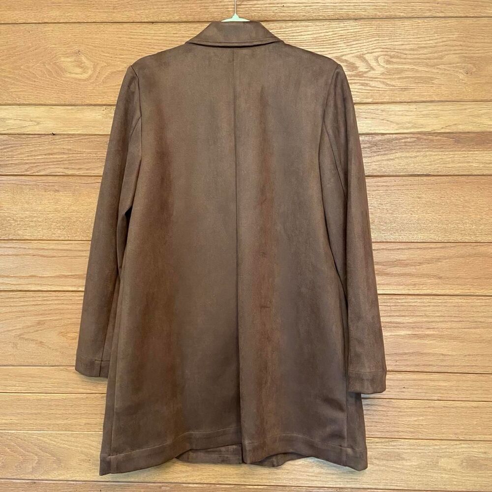 J.Jill faux suede jacket oversized longline blazer - Picture 3 of 5